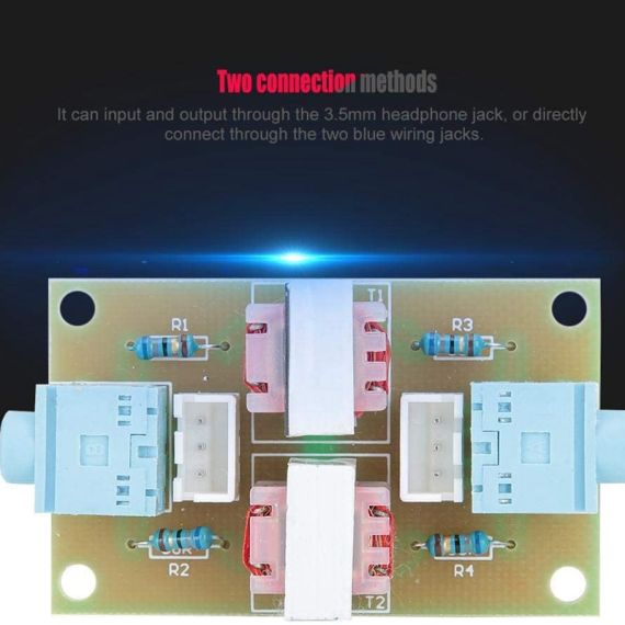 3.5mm stereo audio ground isolator module, common interference signal generator XH-M372 WB1007 