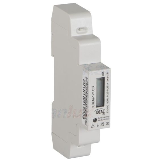 Energy meter 1P In 45A KDEM Kanlux KA2166 Kanlux