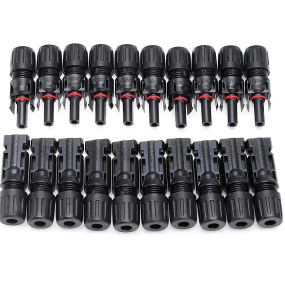 Connettore maschio e femmina MC4 30A 1000V 2.5/4/6mm per pannello fotovoltaico WB1602 