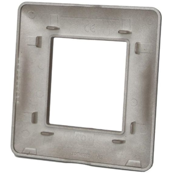 Placca 2 posti in tecnopolimero color bronzo compatibile Matix EL683 