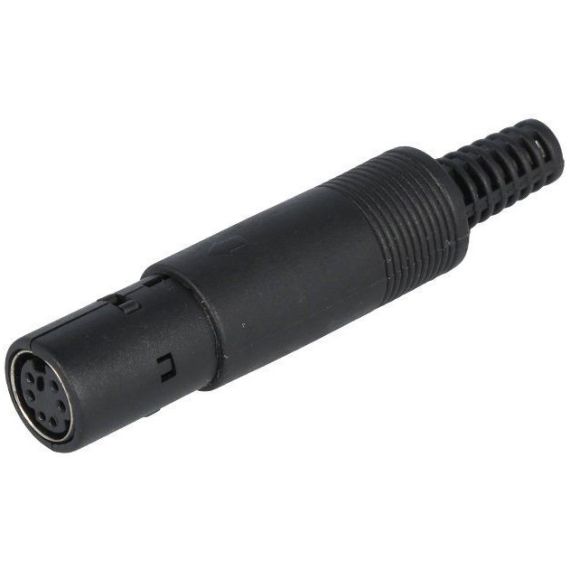 6-polige geschirmte Mini-DIN-Buchse 92296 