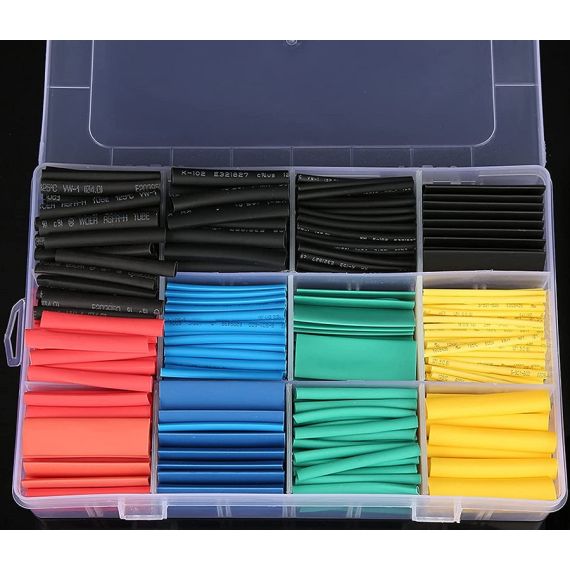 Guaina termorestringente varie misure kit 530 pezzi WB1863 