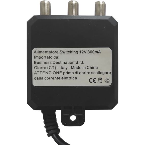 Alimentation antenne TV 12V 300mA 2 sorties MT200 WEB