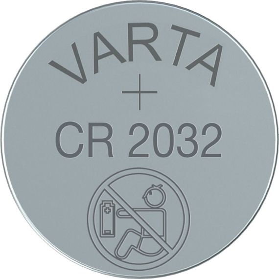 3V CR2032 lithium button cell battery of 5 F1431 Varta