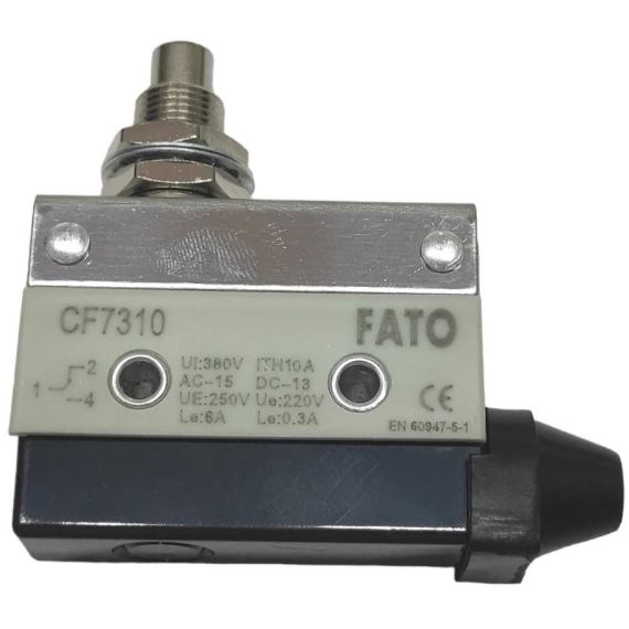 Horizontal limit switch with push button 250V 10A CF7310 Fato EL2629 FATO