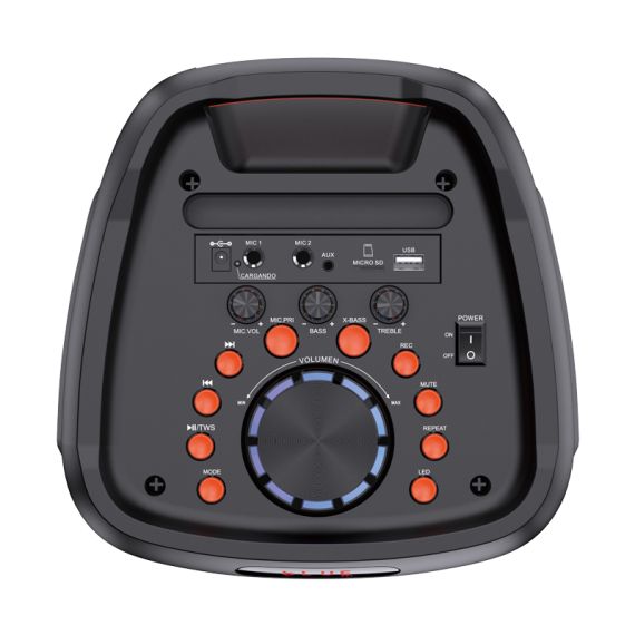 Cassa acustica portatile ricaricabile 8" 20W Luce LED Bluetooth/Radio/USB KSC-829 Kakusiga