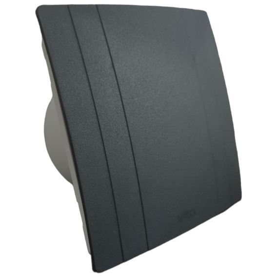 15W 120m3/h 35dB Φ100x80mm black Vito extractor fan EL122 Vito