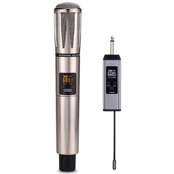 Microfono wireless ricaricabile UHF MIC032 