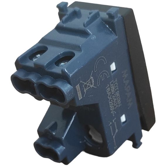 Vimar Arké compatible black single-pole switch EL210 