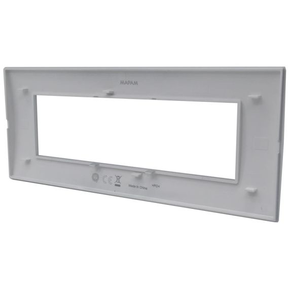 Living International compatible 7-place silver Soft Touch plate EL3191 