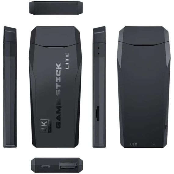 Retro gaming console HDMI 2 wireless controllers 9 emulators WB1670 