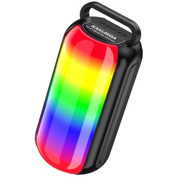 Altoparlante Bluetooth 2x5W Radio FM/USB/SD nero KK-3204 F2650 Kakusiga