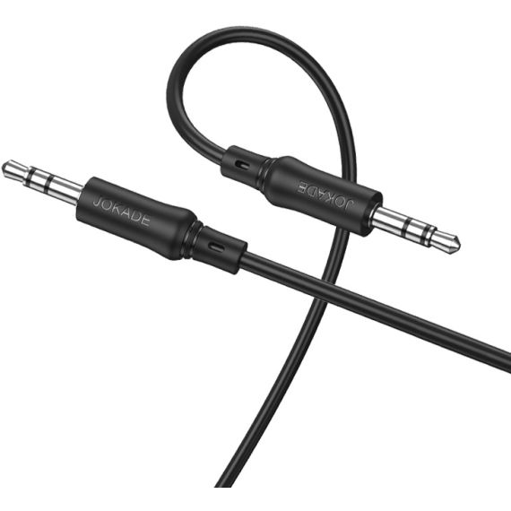 Cavo audio stereo jack audio 3.5mm 1m nero JA004 F2590 Jokade