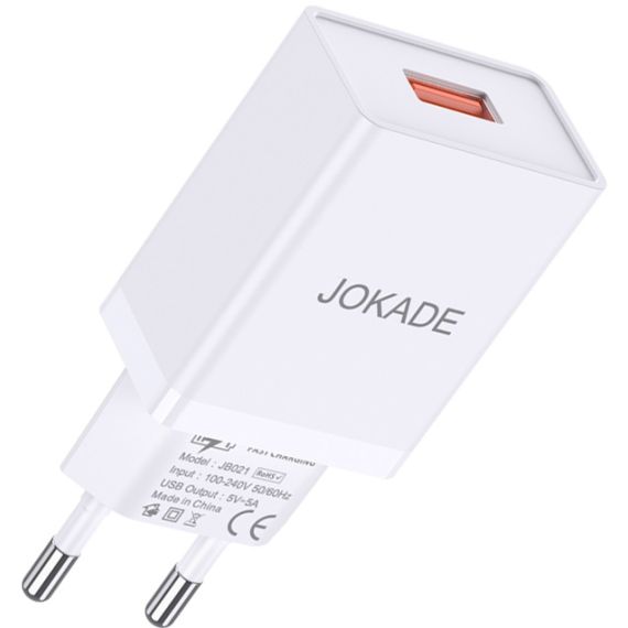 Caricabatterie USB 5V 3A nero JB047 [CLONE] F2620 Jokade