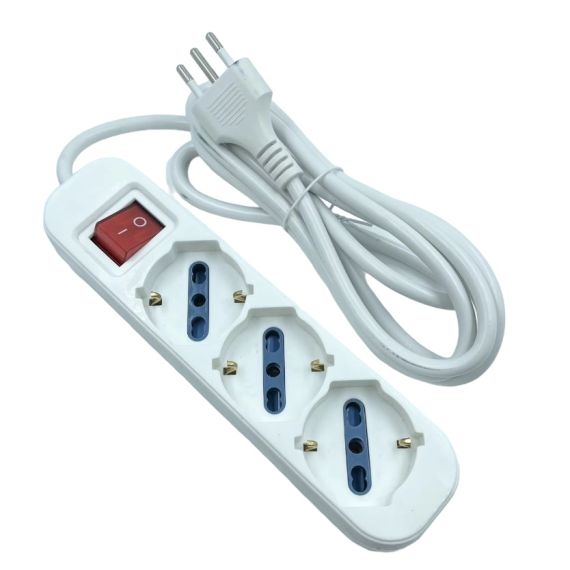 3-way Schuko power strip with switch EL012 Power-it