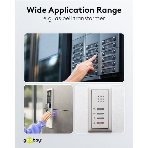 DIN rail power supply unit 12V 1.25A 15W F1465 Goobay