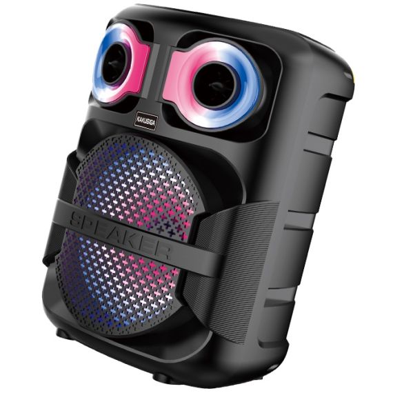 Rechargeable Acoustic Speaker 8" 10W LED Lights Bluetooth/FM/USB KK-8101 KK-8101 Kakusiga