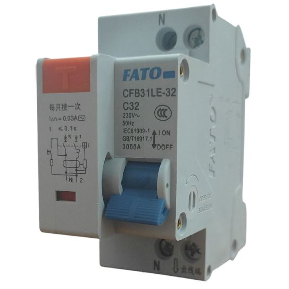 2P C32 differential magnetothermic switch EL1500 