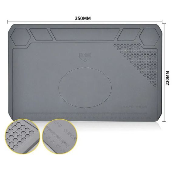 Tappetino per saldatura antistatico isolamento termico 450°C  TE-615 WB676 