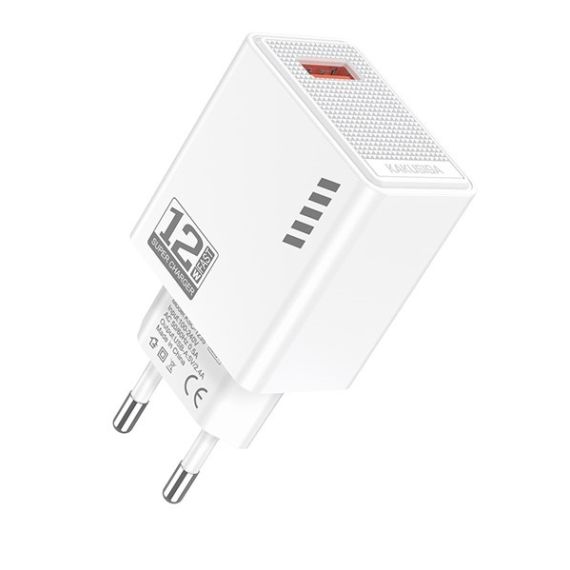 USB 5V/2.4A 12W charger white KSC-1235 F4165 Kakusiga