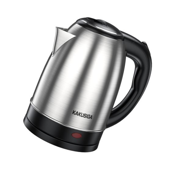 Bollitore elettrico 1500W input 220-240V argento KSC-1574 F4265 Kakusiga