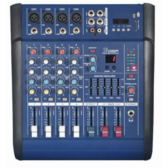Mixer professionale 4 canali 250W x 2 USB/SD/MMC E9060 