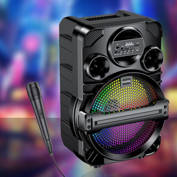 Haut-parleur rechargeable avec microphone 8" 16W KK-8106 KK-8106 Kakusiga