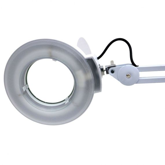 Lampada con lente d’ingrandimento LED da banco 24W con braccio snodabile WB2364 WEB