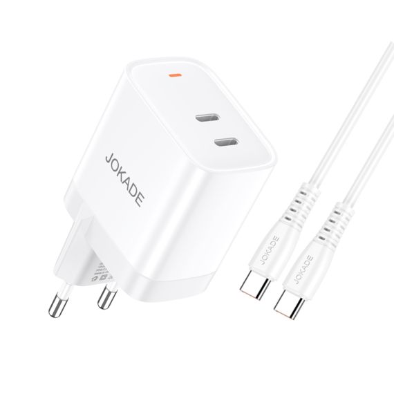 Caricabatterie ricarica rapida USB-C 30W con cavo USB-C - USB-C JB084 F4745 Jokade