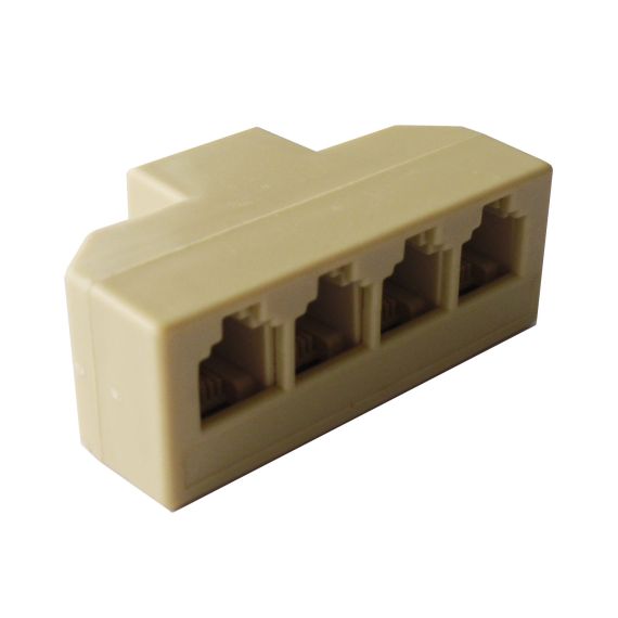 RJ11 1IN/4OUT 4-pin telephone splitter U998 