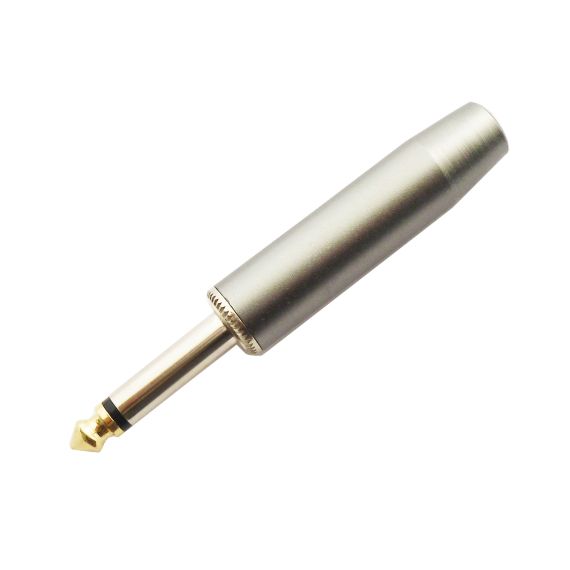 Connettore Jack 6.3mm mono in metallo Q761 