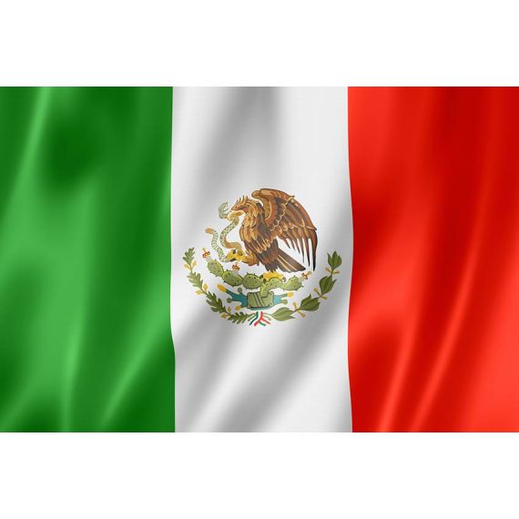 State and Military Flag Mexico 200x300 H1020 