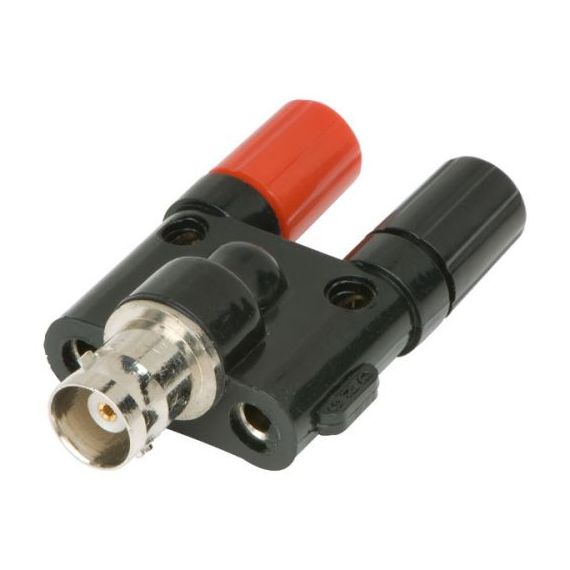 BNC femmina a morsetti rosso/nero D5050 