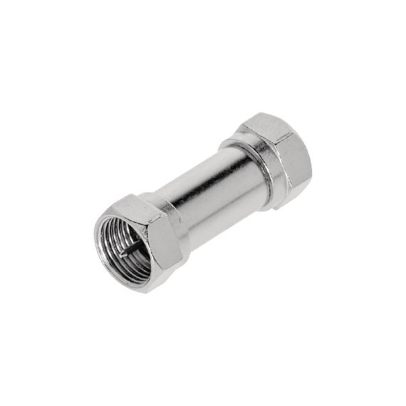 Adaptateur coaxial mâle FF - Argent F mâle ND1570 Valueline