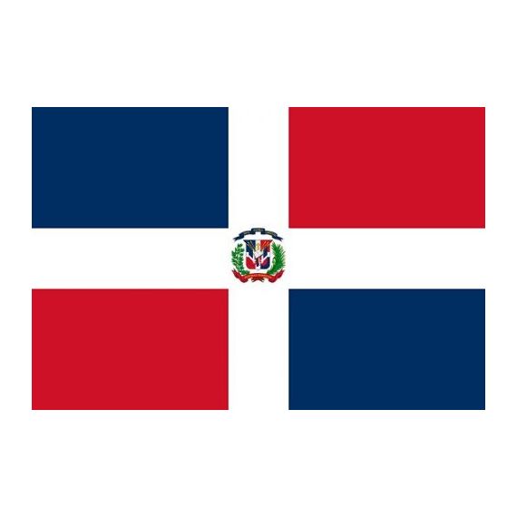 Bandera Nacional República Dominicana 200x400cm FLAG100 