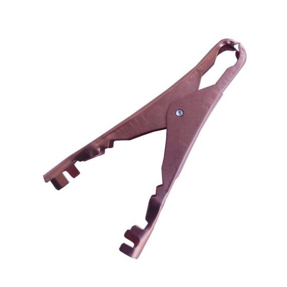 Grand serre-câble en crocodile - rouge R989 