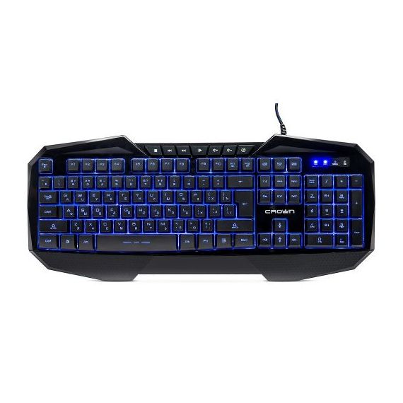 Multimedia Gaming keyboard with 7 LED backlights CMKG-401 Crown Micro