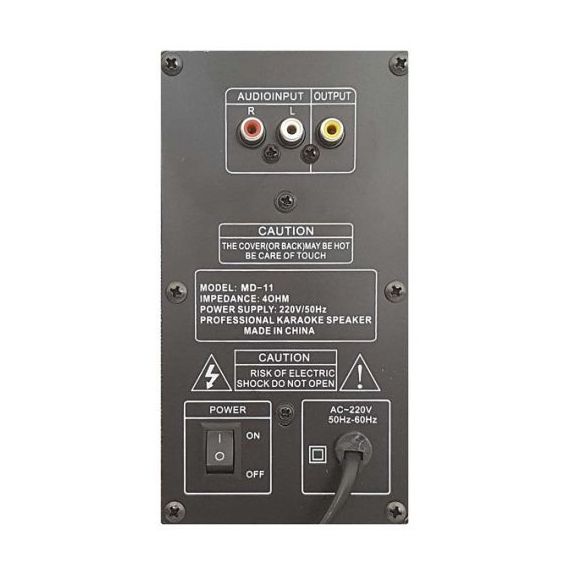 Pair of active speakers BLUETOOTH + LED + USB-SD MD-11 WEB