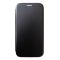 Étui en cuir synthétique FLIP pour iPhone X, smartphone noir MOB600 