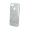 Cover per iPhone X in silicone TPU Slim Design Foglie Glitter MOB668 