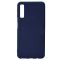 Cover for Samsung A7 2018 in opaque blue TPU silicone MOB700 