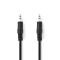Stereo Audio Cable 3.5 mm male 50cm black ND210 Nedis