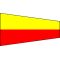 Nautical Signaling Brush "7" Setteseven Long 50x170cm FLAG014 