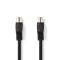 Audio cable DIN male DIN 5 pin - male DIN 5 pin 3.0 m Black ND2745 Nedis