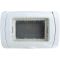 Plaque IP55 Idrobox 13x8,5cm compatible blanc Vimar EL2006 
