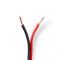 Câble Haut-Parleur 2x 1.50 mm2 15.0m Enroulable Noir/Rouge ND4378 Nedis