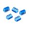 3 POLE screw pcb printed circuit electrical cable clamps, STRAIGHT 5mm ND5322 
