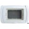Placa idrobox blanca IP55 3P compatible con Living International EL2162 