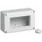 Box 4 moduli bianco compatibile Vimar Plana EL2180 
