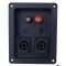 2-pole terminal block with 2 speakon for acoustic speakers SP145 